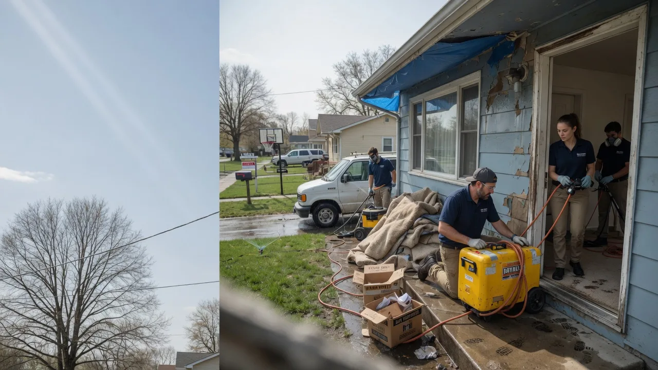Basement Flood Cleanup in Thorp, WI near me